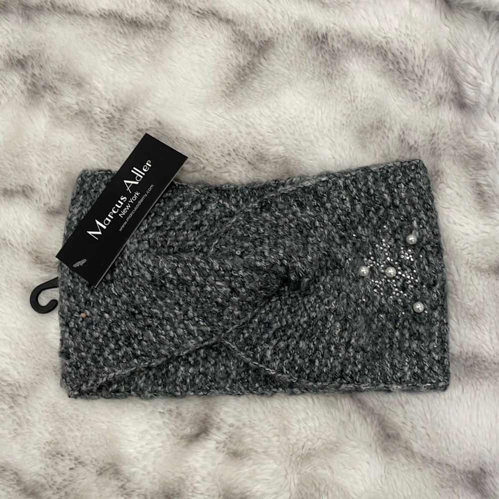 Marcus Adler NY Rhinestone Knit Head Band